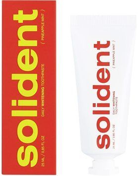 Зубна паста щоденна відбілювальна Ананас М'ята Solident Pineapple Mint 25 мл 2518249628 фото