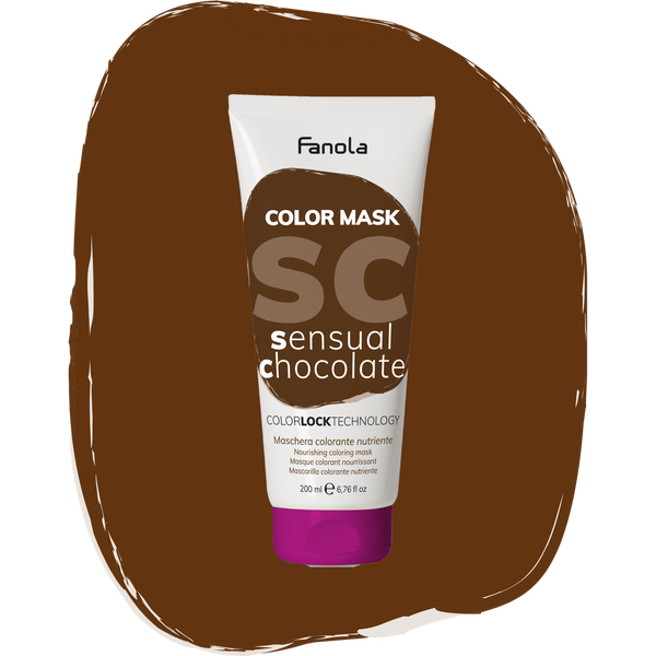 Тонуюча маска для живлення і зволоження Чуттєвий Шоколад Fanola Color Mask Sensual Chocolate 200 мл 1557220120 фото