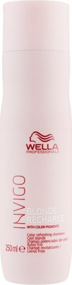 Шампунь для холодных оттенков блонд Wella Professionals Invigo Blonde Recharge 250 мл 1945871824 фото