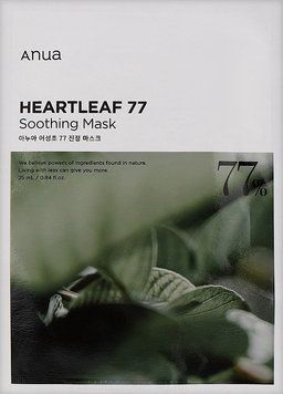 Заспокійлива протизапальна маска з екстрактом хауттюйнії Anua Heartleaf 77 Soothing Mask 1 шт 2816520370 фото