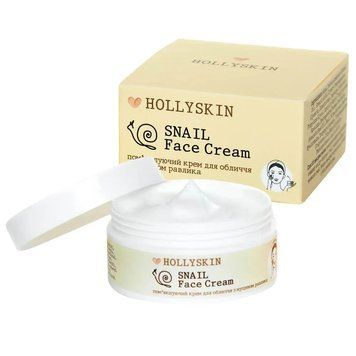 Смягчающий крем для лица с муцином улитка Hollyskin Snail Face Cream 50 мл 2363371678 фото