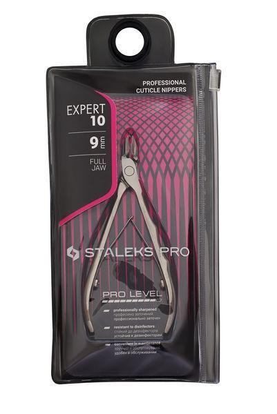 Кусачки профессиональные для кожи 9 мм Staleks Pro Expert 10 NE-10-9 NE-10-9 фото