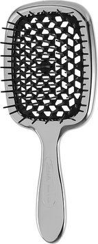 Щітка для волосся срібло з чорним Janeke Superbrush small CRSP235 фото