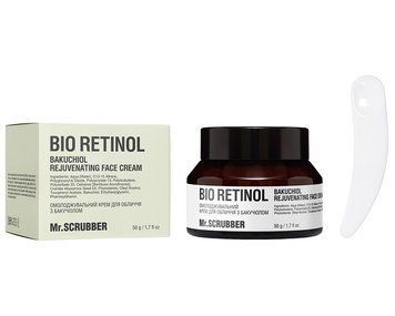 Омолаживающий крем для лица Mr.Scrubber Bio Retinol с бакучиолом 50 мл 2594385461 фото