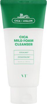 Пінка для вмивання обличчя із центеллою азіатською VT Cosmetics Cica Mild Foam Cleanser 300 мл 2908761923 фото