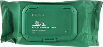 Салфетки для снятия макияжа VT Cosmetics Cica Mild Cleansing Tissue 50 шт 2908761925 фото