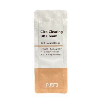 Пробник ВВ крем для обличчя з екстрактом центели Purito Cica Clearing BB Cream 23 Natural Beige 2141910810 фото