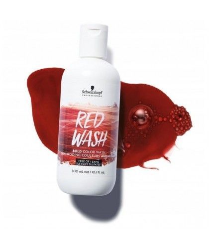 Шампунь пигментированный красный Schwarzkopf Professional Bold Color Wash Red 300 мл 2380588 фото