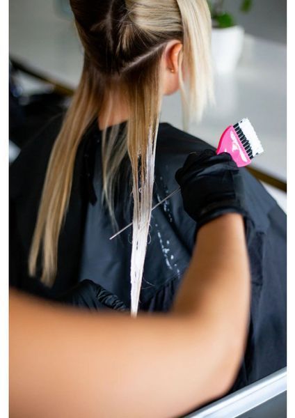 Кисточка с металлической спицей-хвостиком Pink Tail Brush Pink Framar 2242922933 фото