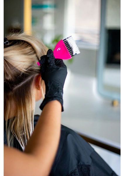 Кисточка с металлической спицей-хвостиком Pink Tail Brush Pink Framar 2242922933 фото