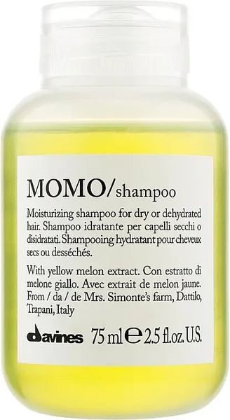 Шампунь для зволоження волосся Davines Momo Shampoo 75 мл 75639 фото