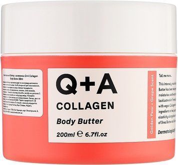 Зволожуючий баттер з колагеном Q+A Collagen Body Butter 200 мл 2323875763 фото