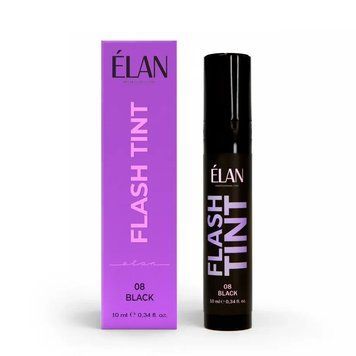 Окклюзивная система окрашивания бровей и ресниц Elan Flash Tint Black 08 1962629854 фото