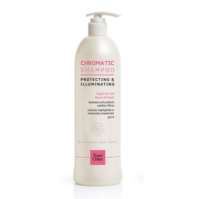 Шампунь для защиты и блеска окрашенных волос Tiare Color Chromatic Shampoo 1000 мл 1557210498 фото