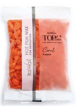 Воск горячий в гранулах Коралл Топ Формула ItalWax 100 г C_FWP100_CR_IT фото