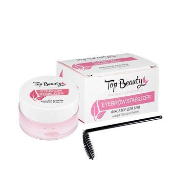 Фіксатор для брів Top Beauty з щіточкою для укладання 20 мл 2359340961 фото