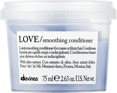 Кондиціонер для розгладження неслухняного та хвилястого Davines Love Smoothing Conditioner 75 мл 75593 фото