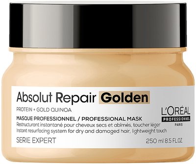 Золотиста маска для відновлення пошкодженого волосся L’Oréal Professionnel Absolut Repair Golden 250 мл 1686047292 фото