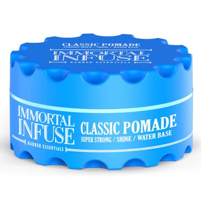 Воск-помада для волос синий Immortal Classic Pomade 150 мл INF-03 фото