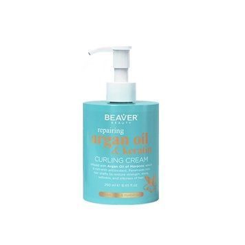 Крем з аргановою олією для надання кучерям пружності Beaver Argan Oil & Keratin Curling Cream 250 мл 2367220655 фото