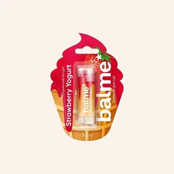 Бальзам для губ Strawberry Yogurt Balme 5 г 3196077928 фото