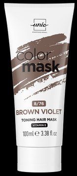 Тонуюча маска для волосся Unic Color Mask 8/76 Коричнево-Фіолетовий 100 мл 2363374740 фото