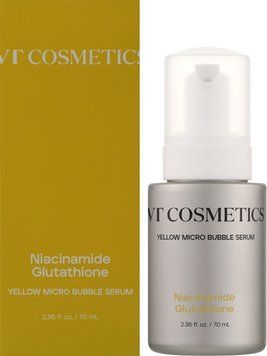 Микропинная сыворотка для лица VT Cosmetics Niacinamide Glutathione Yellow Micro Bubble Serum с ниацинамидом и глутатионом 70 2912997398 фото