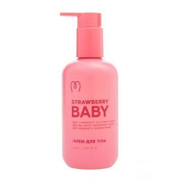Крем для тіла зволожуючий проти полуничної шкіри Mary Babe Strawberry Baby 250 г 3205143023 фото