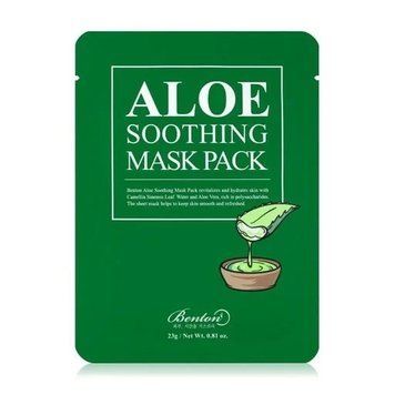 Маска успокаивающая из алоэ Benton Aloe Soothing Mask Pack 1 шт 2609238882 фото