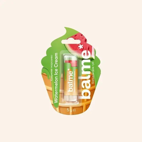 Бальзам для губ Watermelon Ice Cream Balme 5 г 3196077929 фото