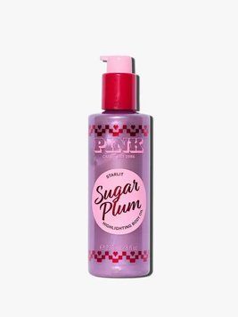 Олія для тіла з шиммером Pink Victoria's Secret Sugar Plum Highlighting Oil 236 мл 3188369551 фото