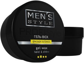 Гель-воск фиксация и блеск Profi Style Men's Style 80 мл 1146 фото