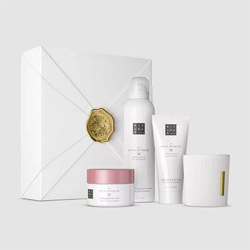 Подарунковий набір Rituals The Ritual Of Sakura Renewing Routine M (пінка 200 мл, крем для тіла 100 мл, скраб 2058464443 фото