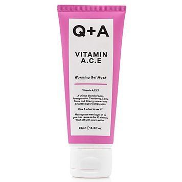Маска мультивітамінна для обличчя Q+A Vitamine A.C.E. Warming Gel Mask 75 мл 1557228821 фото