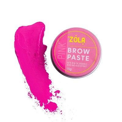 Контурная паста для бровей Zola розовая 05445 фото