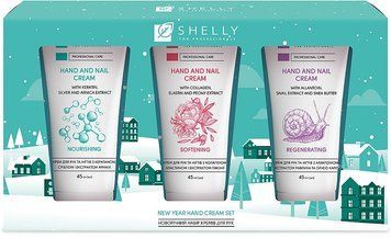 Новогодний набор кремов для рук Shelly Hand Cream Set 2867052159 фото