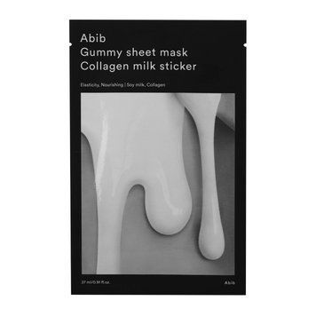 Увлажняющая тканевая маска с молочным протеином Abib Gummy Sheet Mask Collagen Milk 27 мл 2896880898 фото