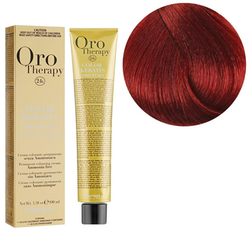 6.606 Крем-фарба Keratin Oro Puro Fanola 100 мл 1557197323 фото