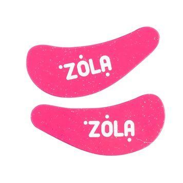 Патчи силиконовые многоразовые для глаз Zola малиновые 1 пара 05016 фото