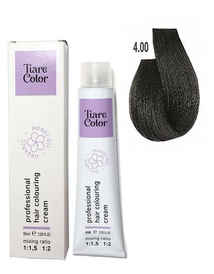 4.00 Крем-фарба для волосся Tiare Color Hair Colouring Cream 60 мл 1557214230 фото