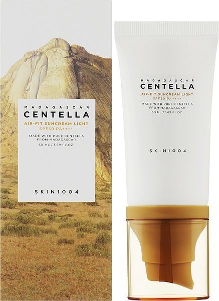 Ультралегкий сонцезахисний крем Skin1004 Madagascar Centella Air-fit Suncream Light SPF30 50 мл 2575281299 фото