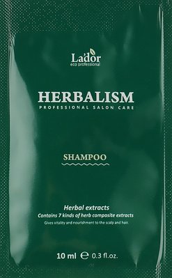 Пробник шампунь з трав'яними екстрактами La'dor Herbalism Shampoo 10 мл 2106787666 фото