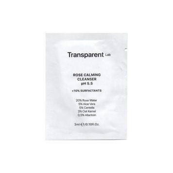 Пробник нежный очиститель Transparent Lab Rose Calming Cleanser 3 мл 43209/S фото