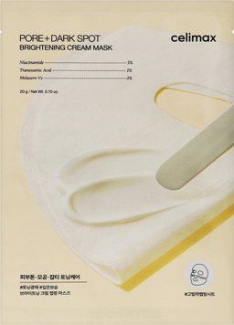 Кремовая маска для освещения тона Celimax Pore+Dark Spot Brightening Cream Mask 20 г 3017416475 фото